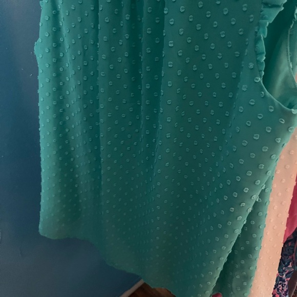 Teal Jcrew tank blouse - Picture 4 of 4